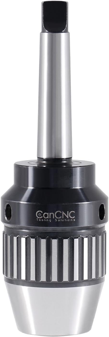 CanCNC MT2 Keyless Drill Chuck, 1/16-5/8in, Integrated Shank, 0537-5802