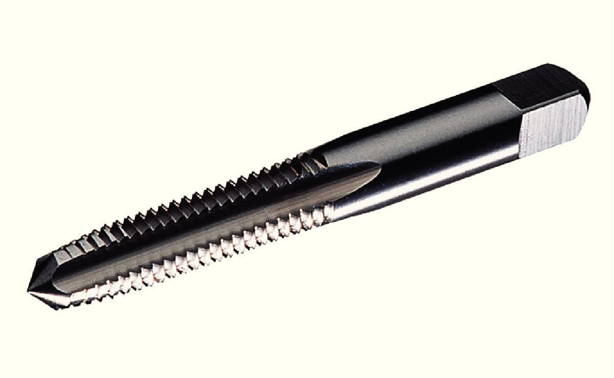 WIDIA GTD 15284 5305 Tap, Plug Chamfer, Right Hand Cut, 4 Flutes, H3 Limit, 0.75" Thread Length, 8-32, HSS, Uncoated