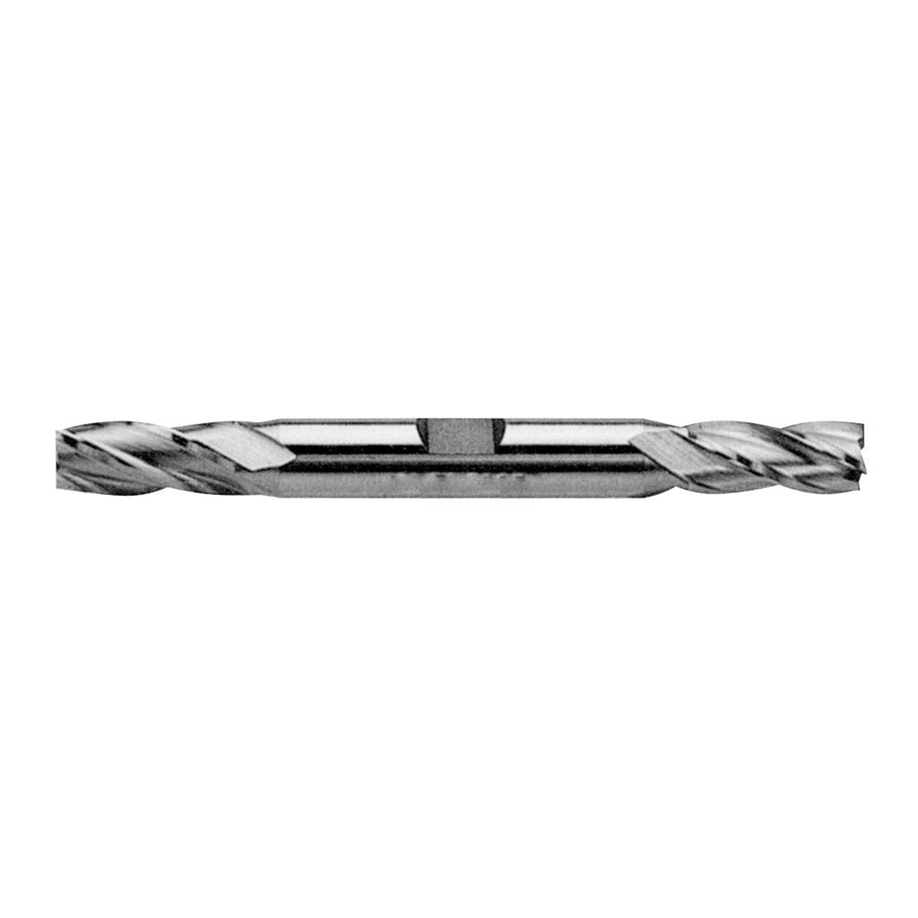 HHIP 5804-0125 1/8" x 3/8" High Speed Steel 4 Flute End Mill, Double End