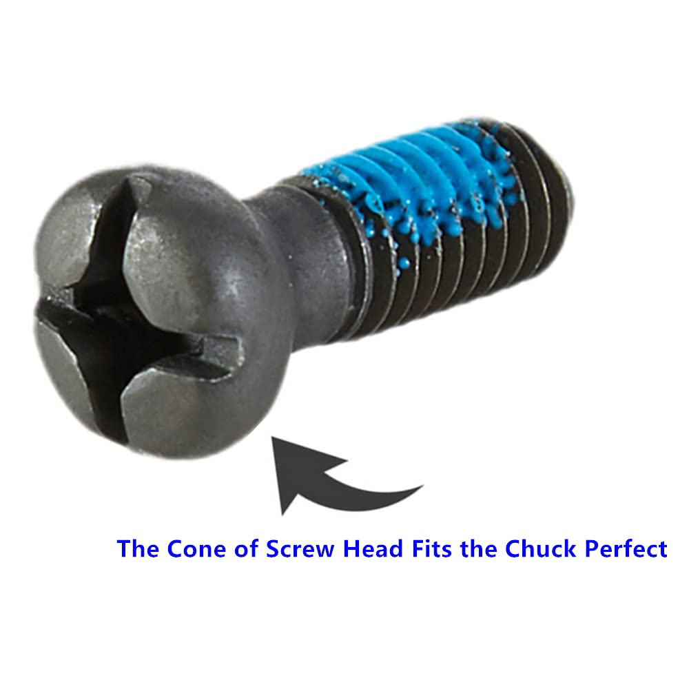 AODITECK M6 Chuck Screw 2 Pack Replacement Screw Drill Chuck Left Thread