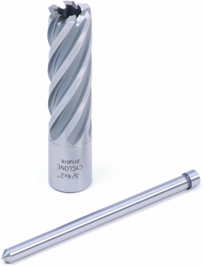 Evolution CC27/64L 27/64-Inch Diameter x 2-Inch Depth of Cut Cyclone High Speed Steel Annular Cutter