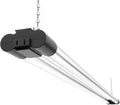 Sunco LED Shop Lights 4FT, Plug in Linkable, Black, 40W=150W