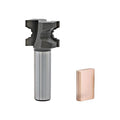 JarmQC Carbide Router Bit 1/2 Shank Compatible for Festool Domino Joiner DF500 4mm Domino Tenon Cutter for Woodworking, Professional Mortising Tool for Furniture & Cabinet Making, D4