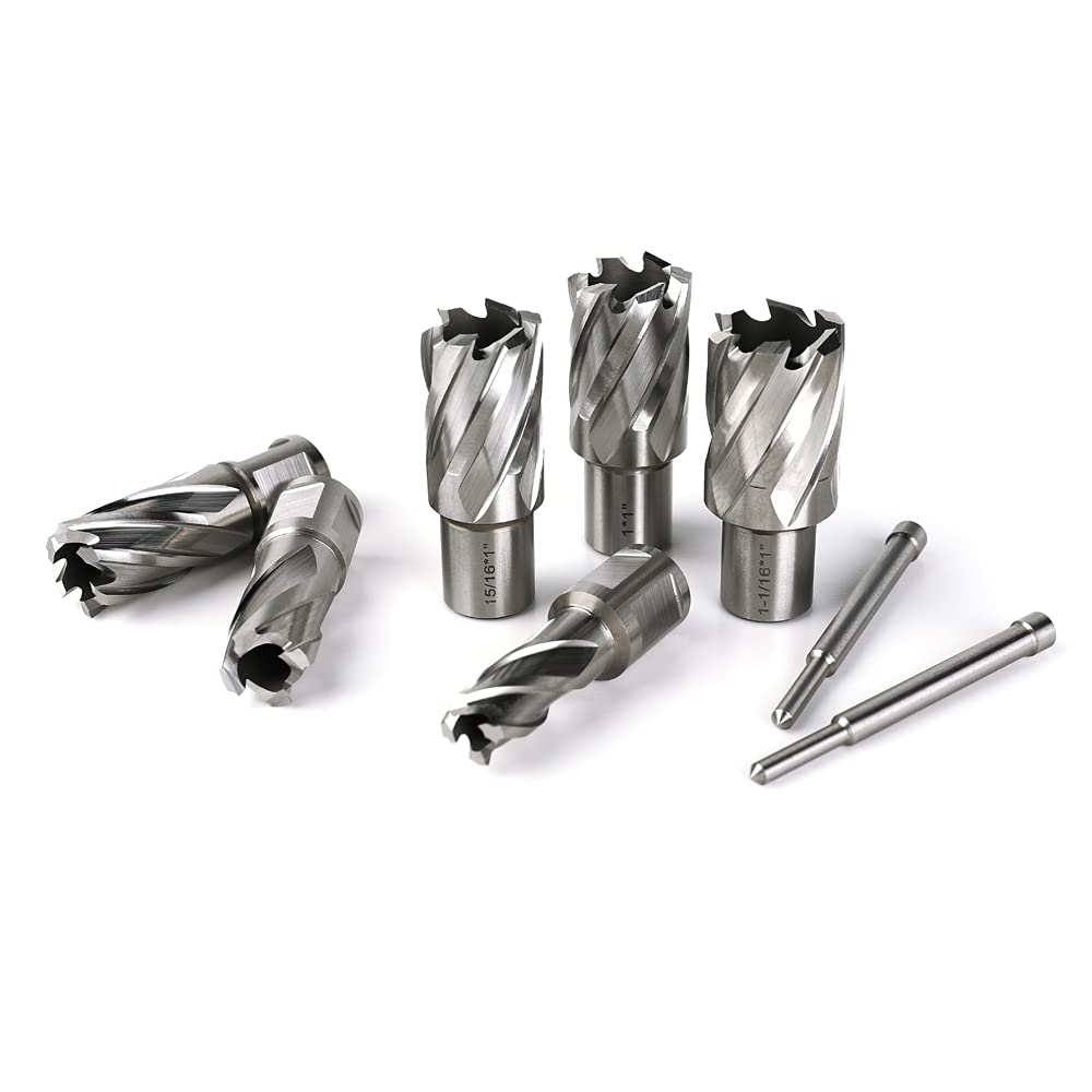 OSCARBIDE 13pc HSS Annular Cutter Set,1" Cutting Depth,1"/16" to 1-1/16"Dia