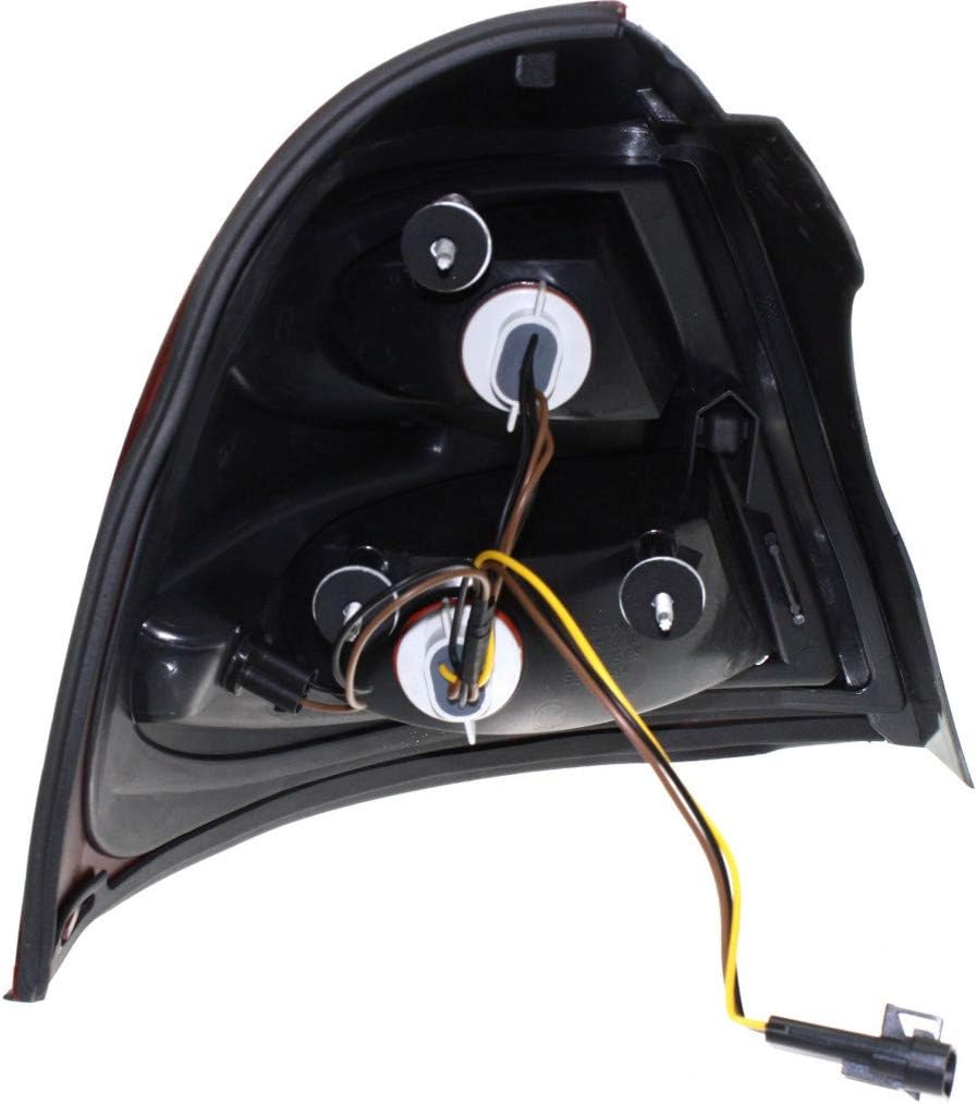 KarParts360 For 2004 2005 2006 2007 2008 Pontiac Grand Prix Tail Light Assembly Pair Driver and Passenger Side w/Bulbs For GM2800176 GM2801176 | 15282264, 25851406
