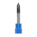 1/4" Solid Carbide Chamfer Mill, AlTiN Coating, 4 Flute, 60° Chamfer Angle