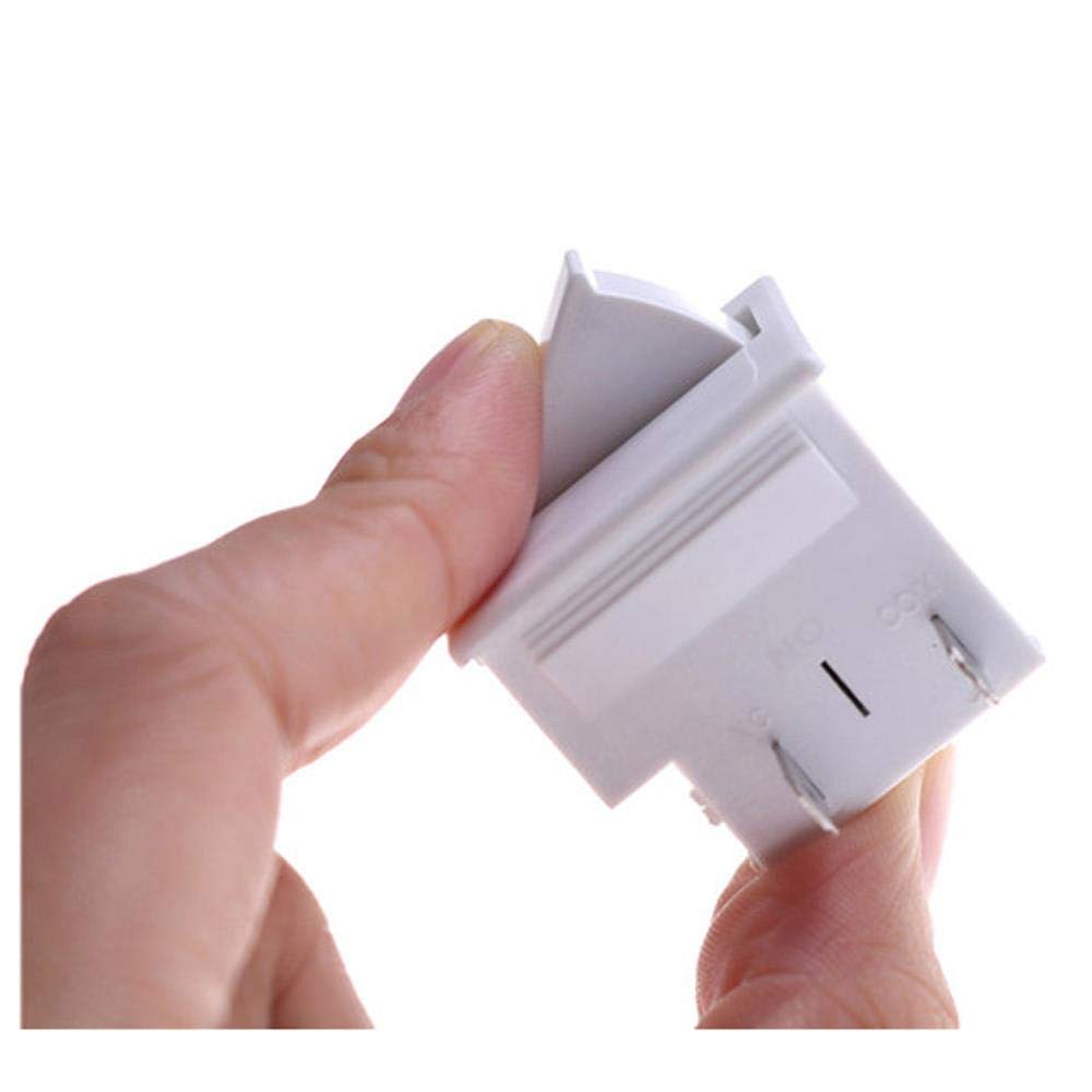 White Replacement Fridge Part Kitchen AC 5A 250V Refrigerator parts Refrigerator Door Lamp Light Switch