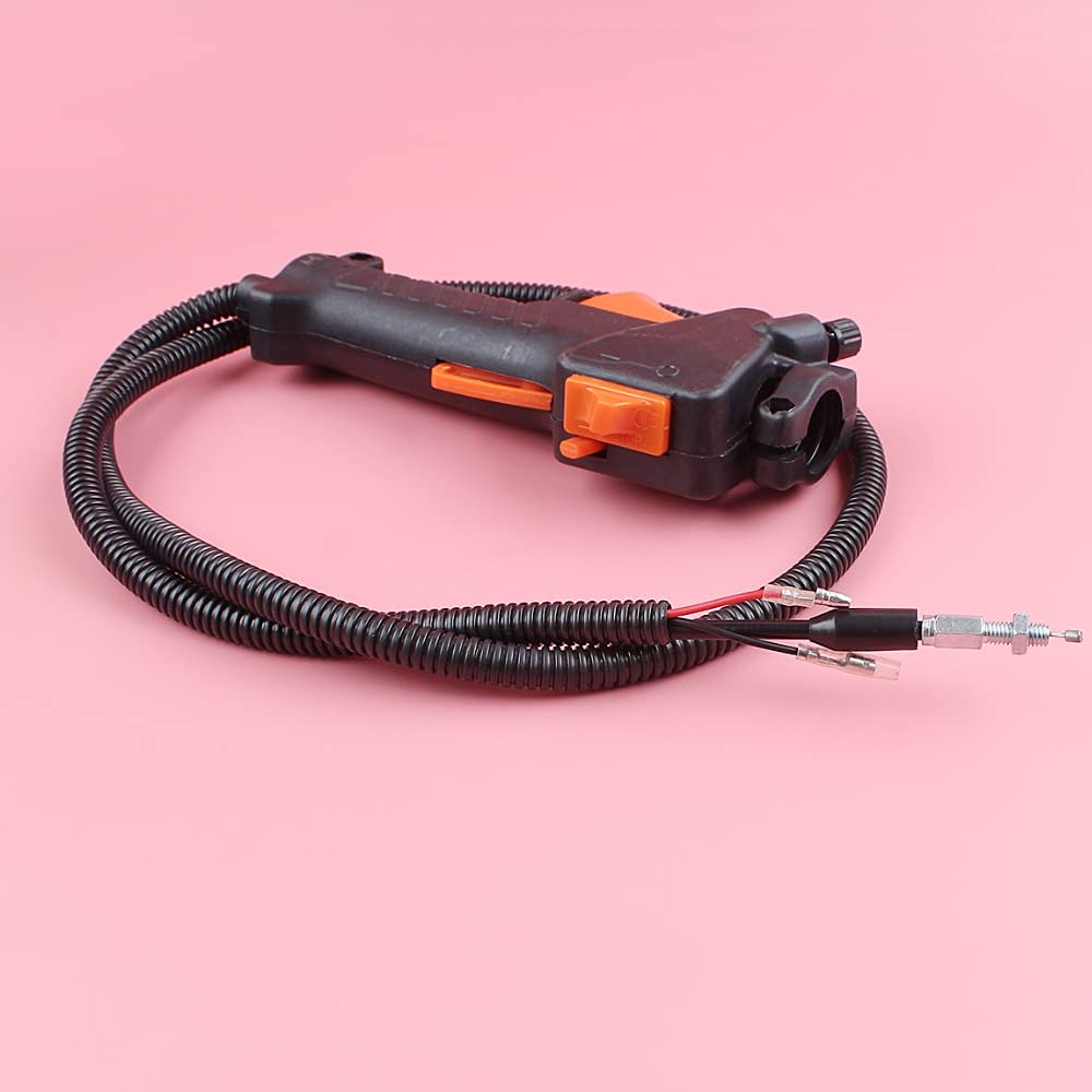 JUZELY Throttle Trigger Cable for GX35 GX 35 Fit 26mm Tube Strimmer Trimmer Brush Cutter Small Engine Motor Part