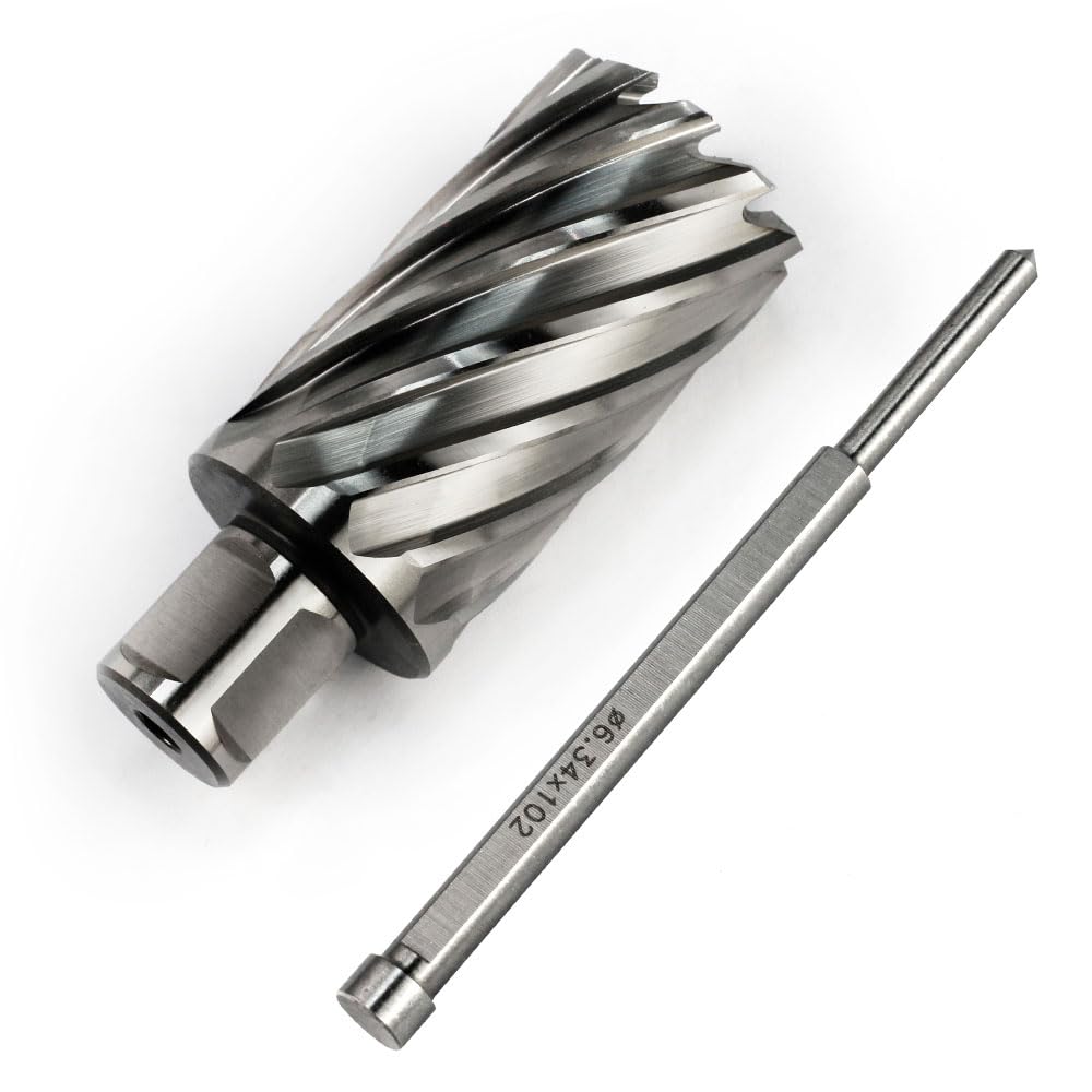 OSCARBIDE 1-3/8" x 2" HSS Annular Cutter 3/4" Weldon Shank Mag Drill Bit