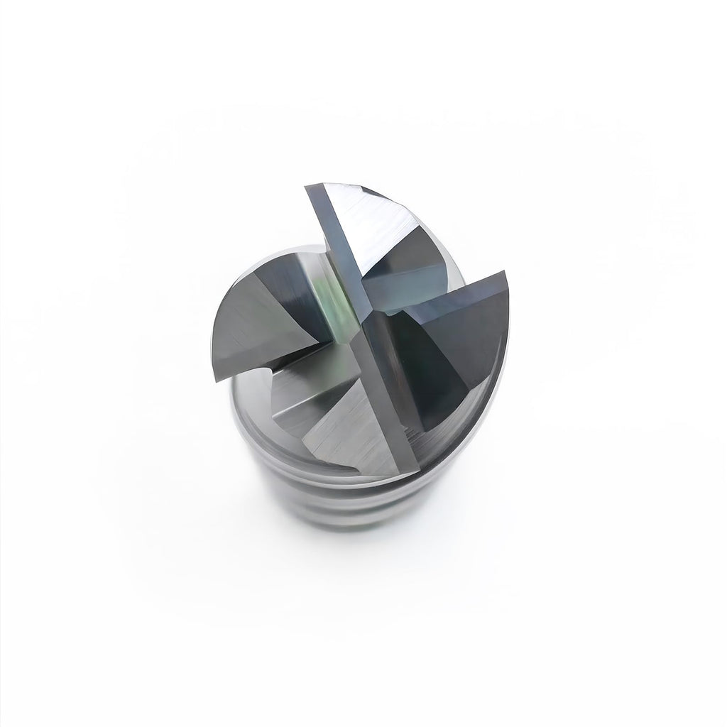 WEXWE Tools Extra Long Carbide End Mill, PVD AlTiN Coating for Stainless Steel Materials Cutting, 1/2 Shank (1/2-4" 2PCS)