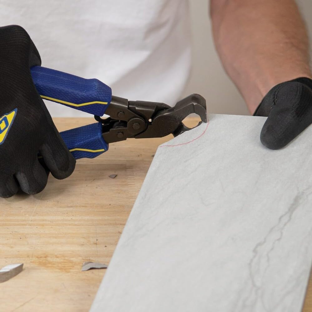 9 in. Compound Tile Nipper with Tungsten Carbide Tips for All Tile Types up to 1/4 in. Thick