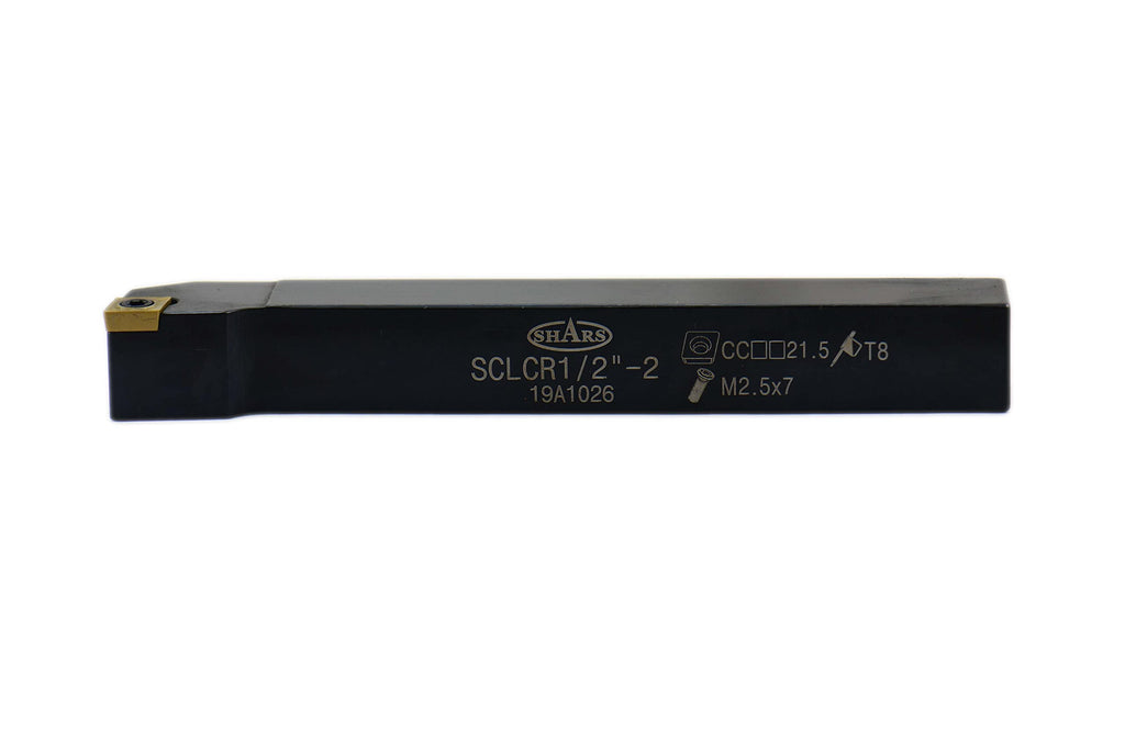 Shars 1/2" Indexable Carbide Turning Tool Set 404-2890 S]
