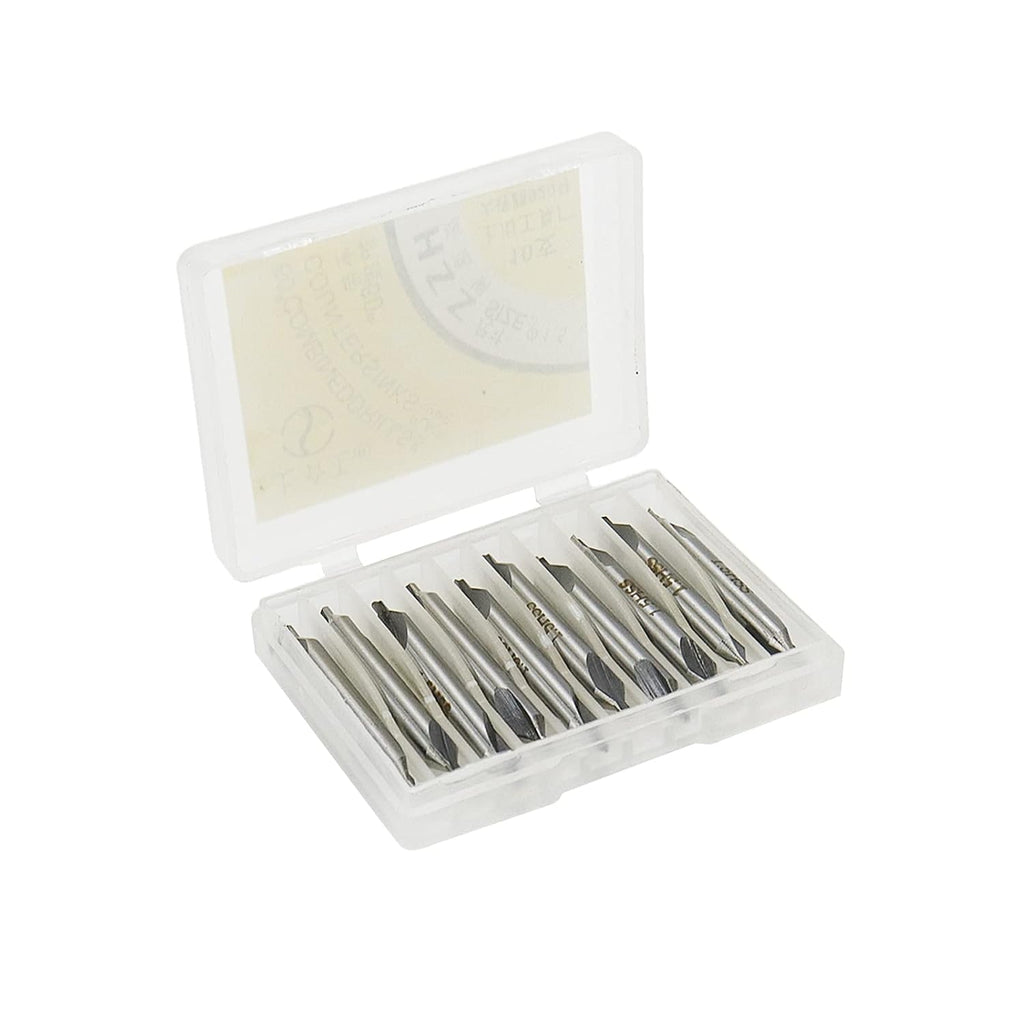 Center Bits Drill 1.5mm Tip Diameter HSS Center Spotting Drill Bit Countersink Tools for Lathe Metalworking -10pcs