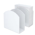 2Pack White Acrylic Freestanding Napkin Holder