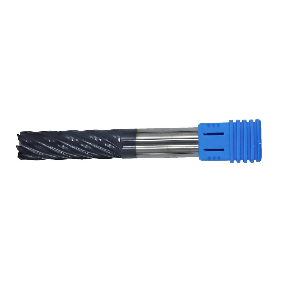 1/2in Solid Carbide End Mill, 7 Flutes, Variable Helix, Variable Geometry