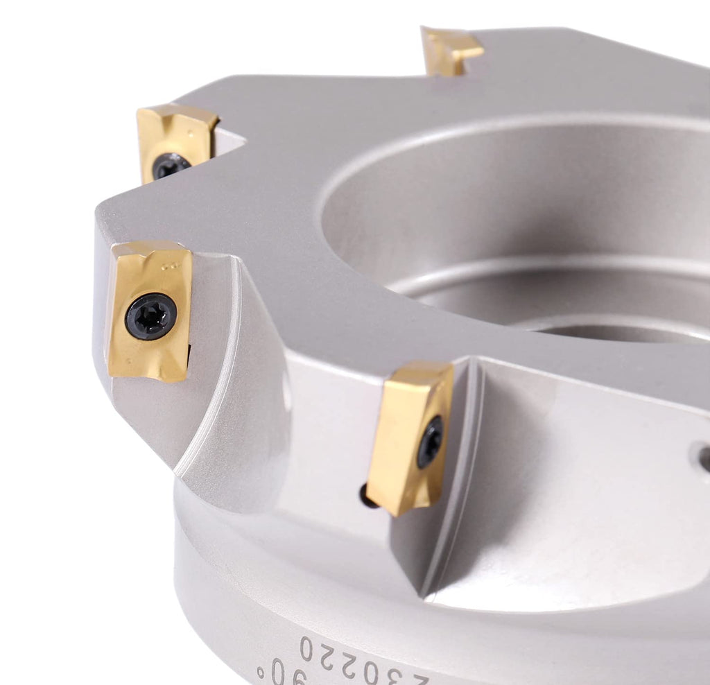 Accusize 90 Deg Square Shoulder Indexable Face Mill, 5 in