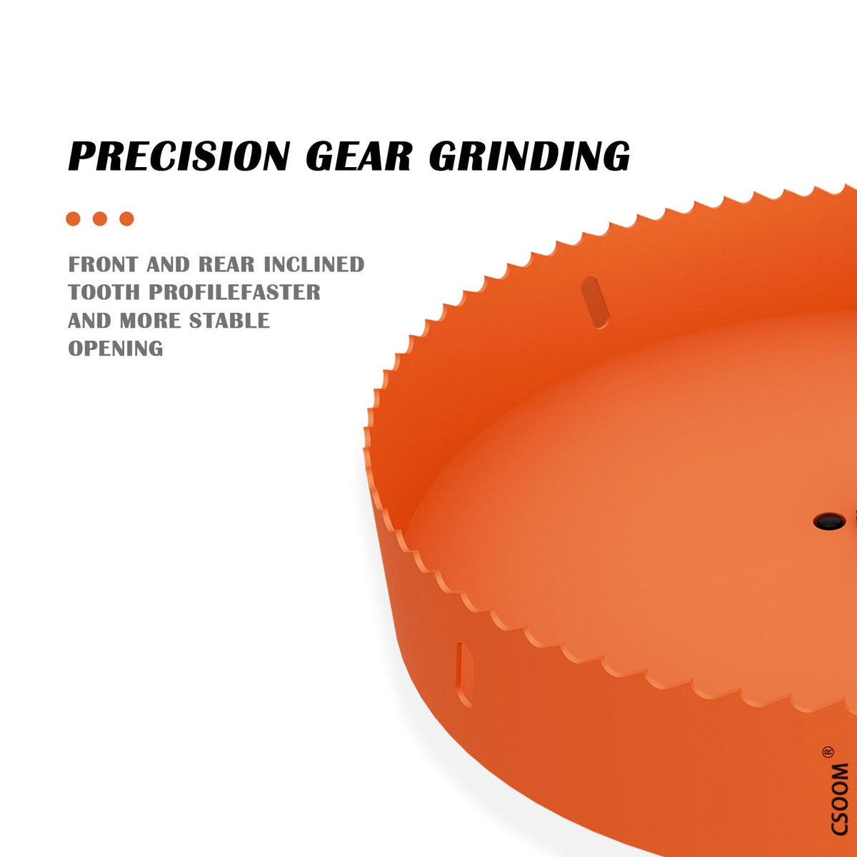 CSOOM 6" (152mm) Bi-Metal Hole Saw for Plastic, Wood, Plywood, Thin Steel and Thin Aluminum Sheets