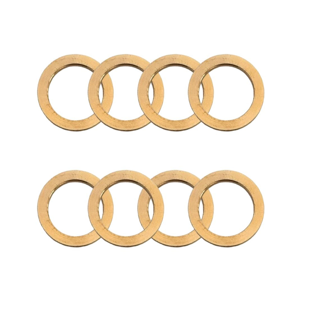8PCS Saw Blade Bushings - 7/8" to 5/8" Brass Adapter Washers, Thickness of 1.5mm