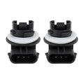 Micro Traders 2Pcs Bulb Holder Socket F17B13411AB F1TZ-13411-F Compatible with Ford F150 F250 F350 Explorer Mustang Focus