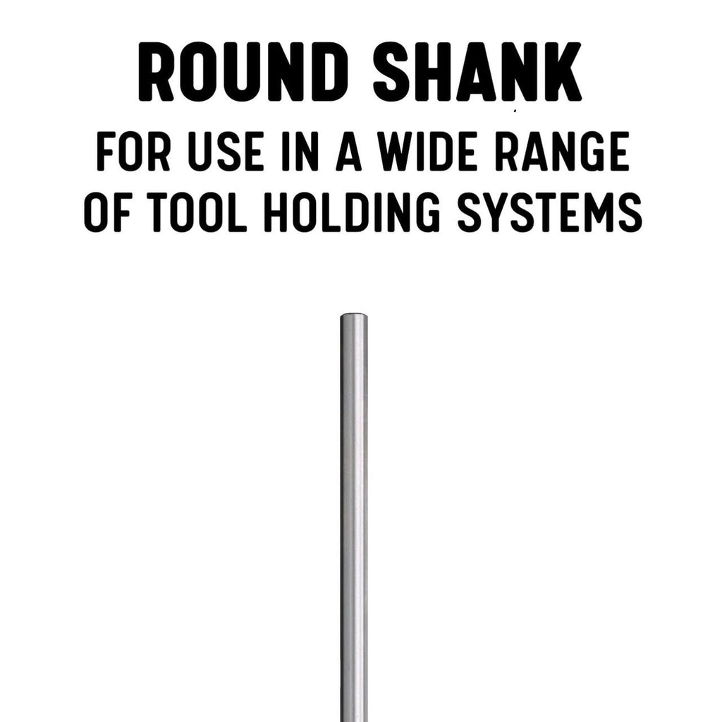 Drill America - DWRRSP1/2 1/2" High Speed Steel Straight Shank Spiral Flute Chucking Reamer, DWR Series