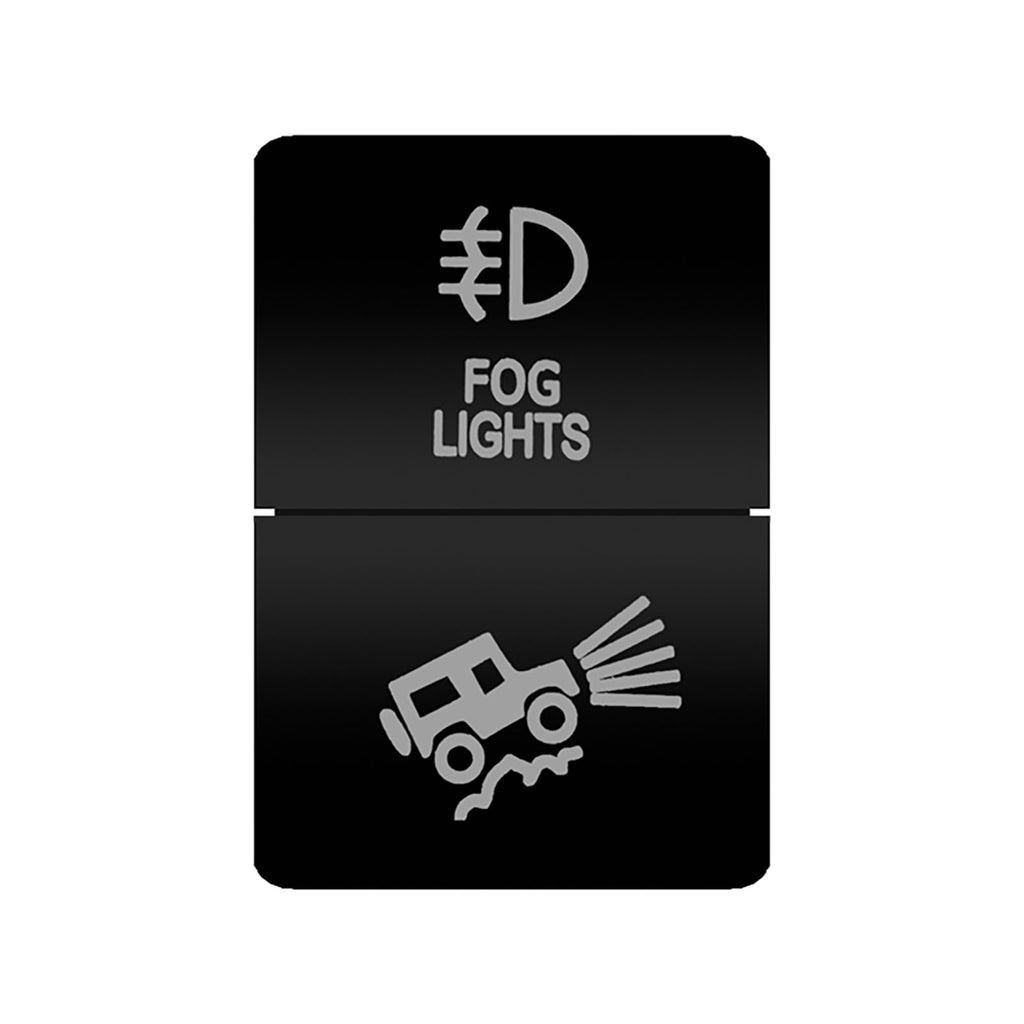 Fog Lights and Off Road Lights Dual Push Button Switch
