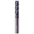 3/8" 4 Flute Solid Carbide Long Square End Mill, 3" OAL, AlTiN Coated