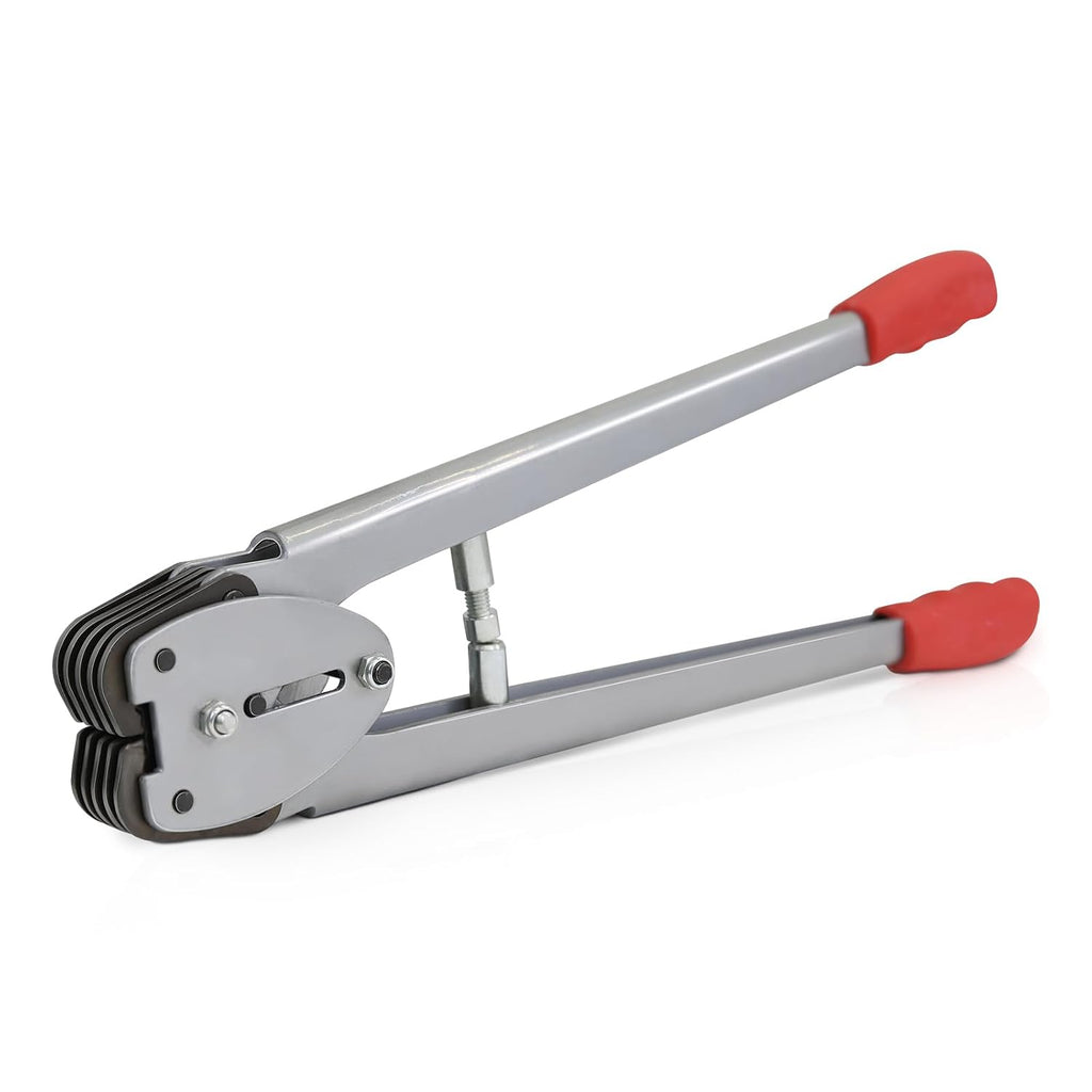 Strapping Sealer/Crimper for 1/2"-5/8" Polypropylene (PP) Strapping Band Manual Banding Tool with 15” Extended Handle