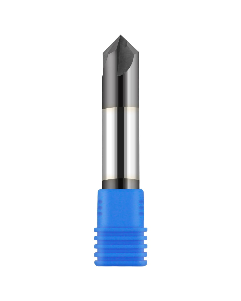 1/2in Solid Carbide End Mill, Chamfer Mill-Double End, 4 Flutes
