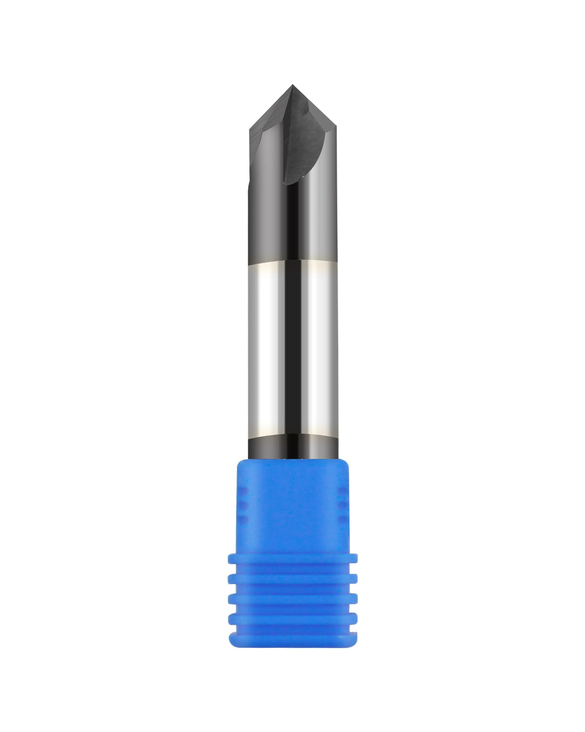 1/2in Solid Carbide End Mill, Chamfer Mill-Double End, 4 Flutes