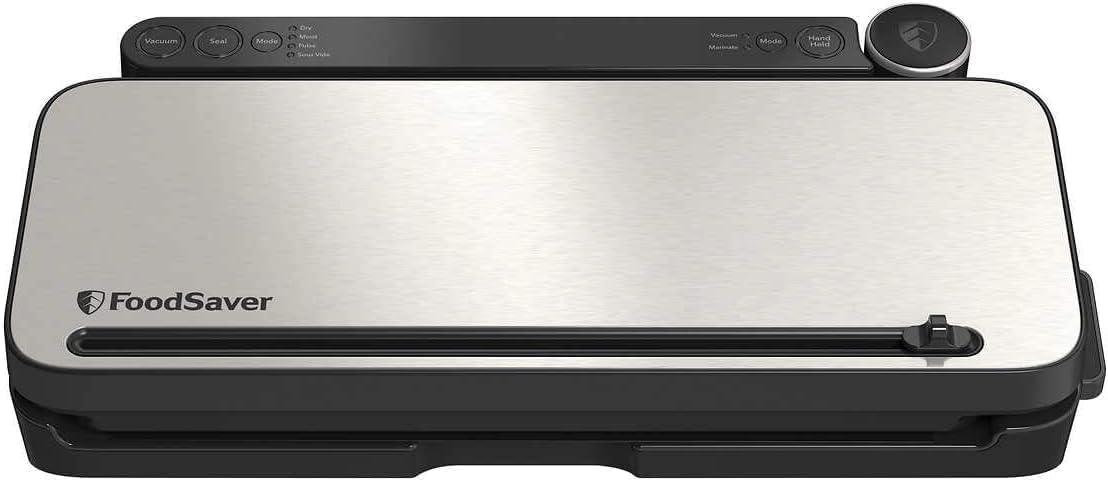Vacuum Sealer Machine with 4 Settings Including Pulse and Marinate with Sealer Bags and Roll, Handheld Vaccum Sealer