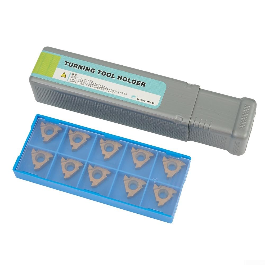 16ER AG60 for Carbide Inserts 10Pcs + SER1212H16 Holder 16ER