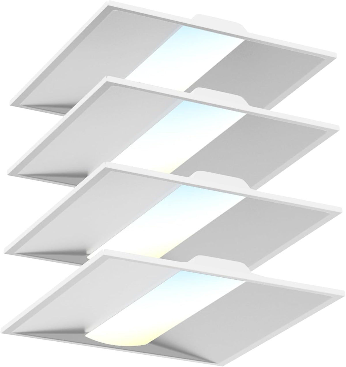 2x2 FT LED Center Basket Troffer Panel Light Drop Ceiling Lights