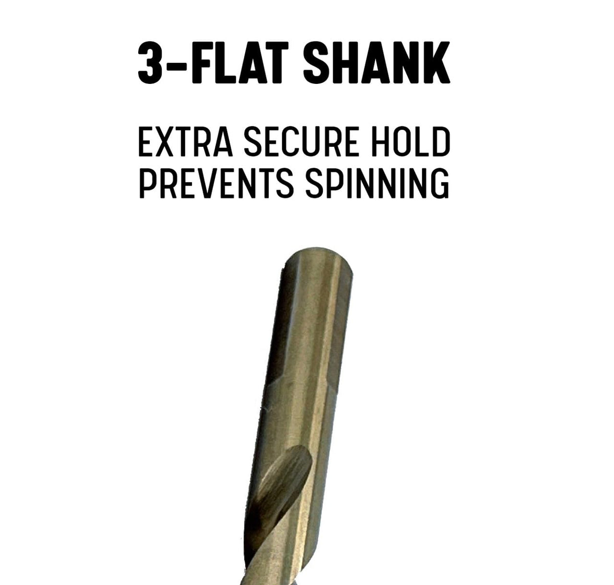 Drill America 1/4" Cobalt Stepped Point Drill Bit, GSC Series