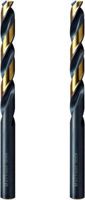 MAXTOOL Letter C 2pcs Identical Jobber Length Drills Dia 0.242" HSS M2 Twist Drill Bits Fully Ground Black-Bronze Straight Shank Drills; JBL02H10RCP2