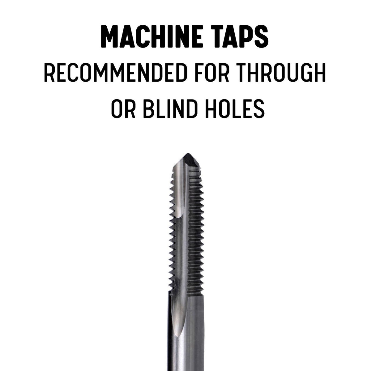 Drill America - T/A57129 1/4"-20 High Speed Steel 2 Flute Spiral Point Tap, T/A Series