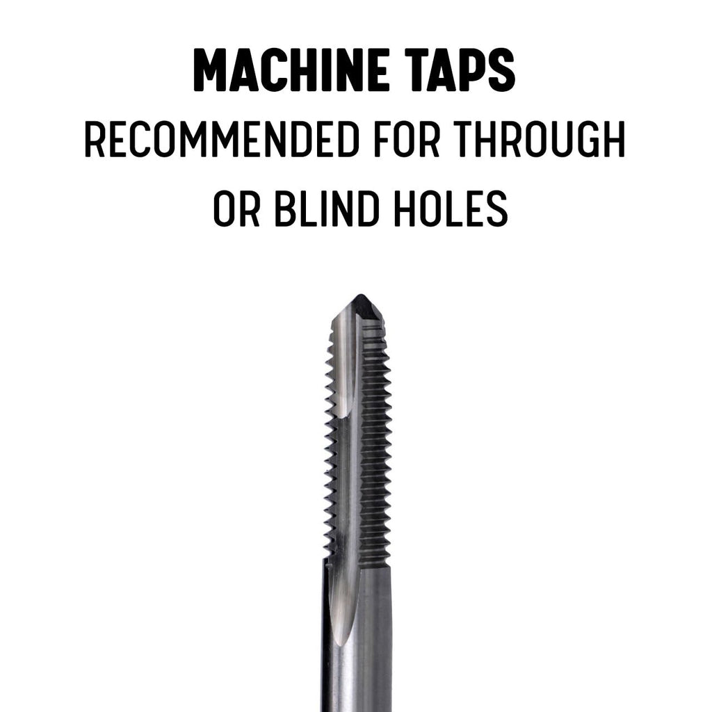 Drill America - DWTG8X1 m8 x 1 High Speed Steel 2 Flute Spiral Point Tap, DWT Series