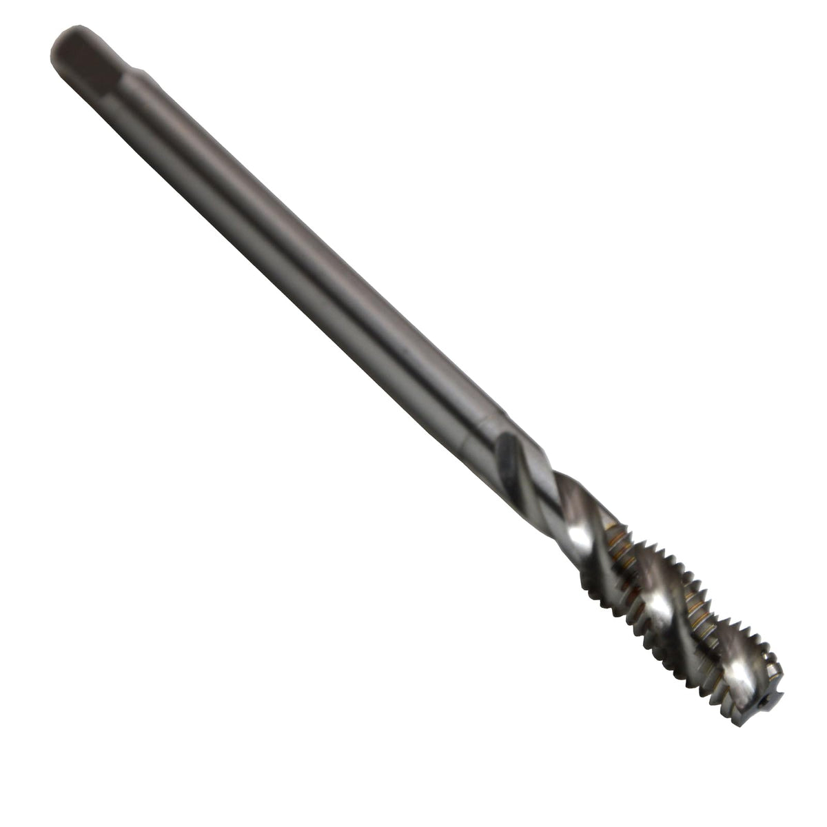 WKSTOOL M3×0.5 Uncoated High Speed Steel Precision Long Spiral Point Flute Taps Hole Threaded Threading Tapping Blind Hole Tools
