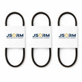 Compatible with RIDGID R2740 R27401 514494001 514494002 RYOBI Replacement Timing Belt Premium Exact Fit Replacement Durable Parts Pack of 3