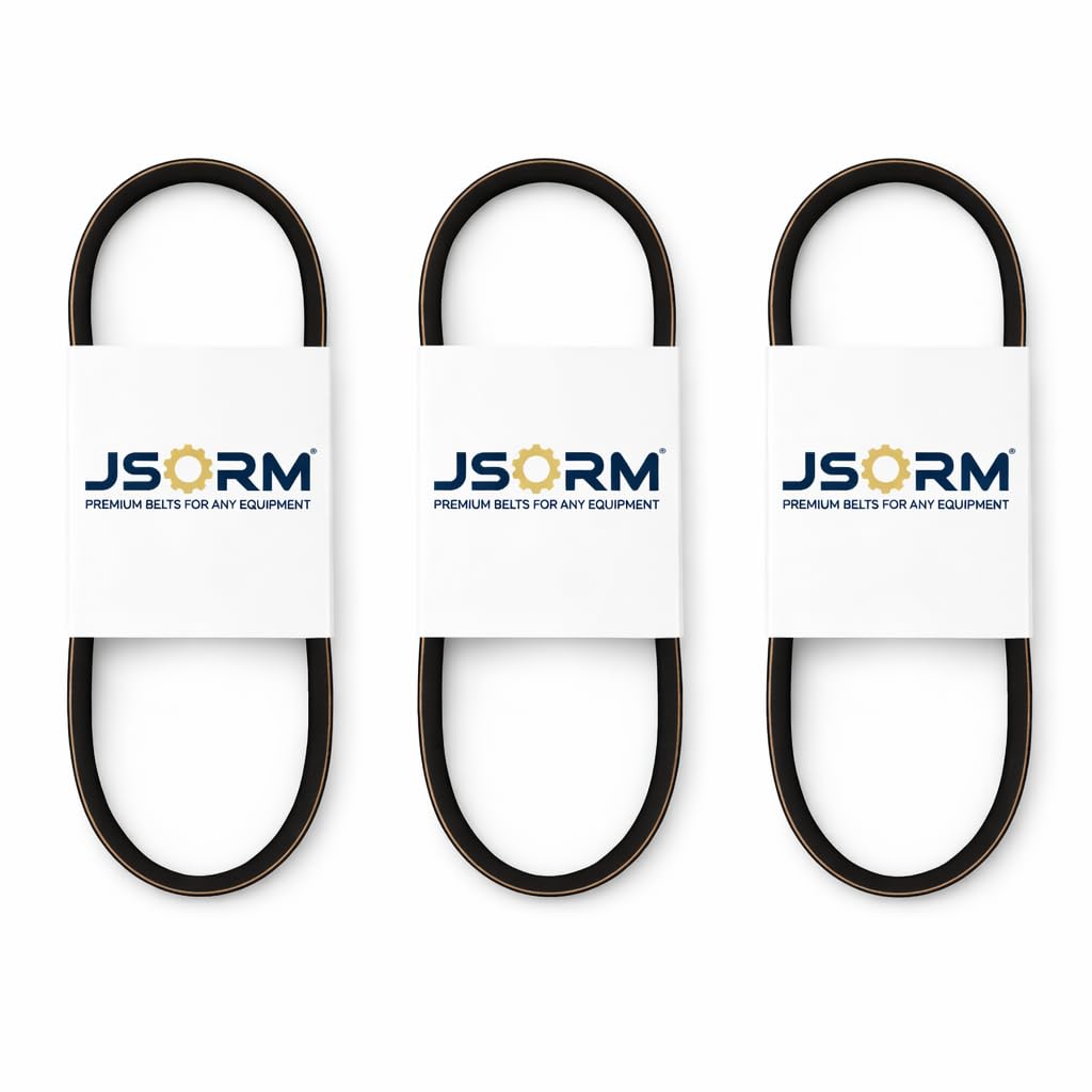 Compatible with RIDGID R2740 R27401 514494001 514494002 RYOBI Replacement Timing Belt Premium Exact Fit Replacement Durable Parts Pack of 3