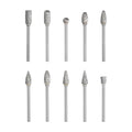 CSOOM 10 Pcs Carbide Burr Set, 1/8 Inch Shank