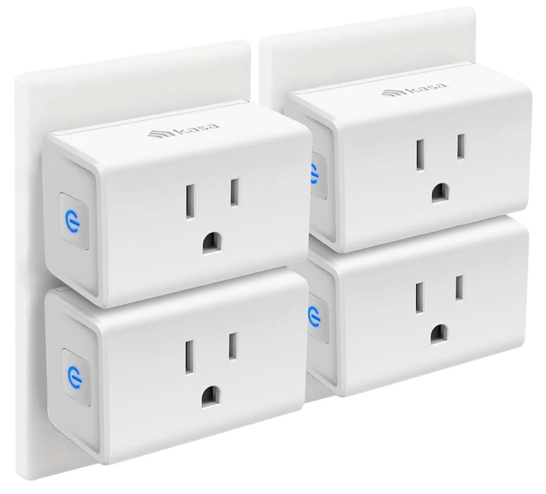 Plug Mini 15A, Smart Home Wi-Fi Outlet Works with Alexa, Google Home, No Hub Required, UL Certified, 2.4G WiFi Only