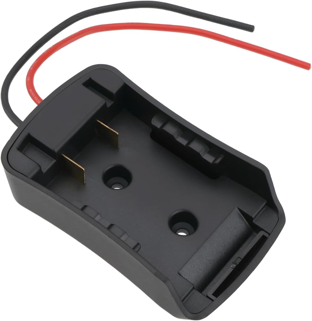 Create idea 1Pc Battery Adapter Power Connector Compatible with Porter Cable PCC685L PCC685LP PCC680L PCC682L 20V Li-ion Battery 12 Gauge Robotics