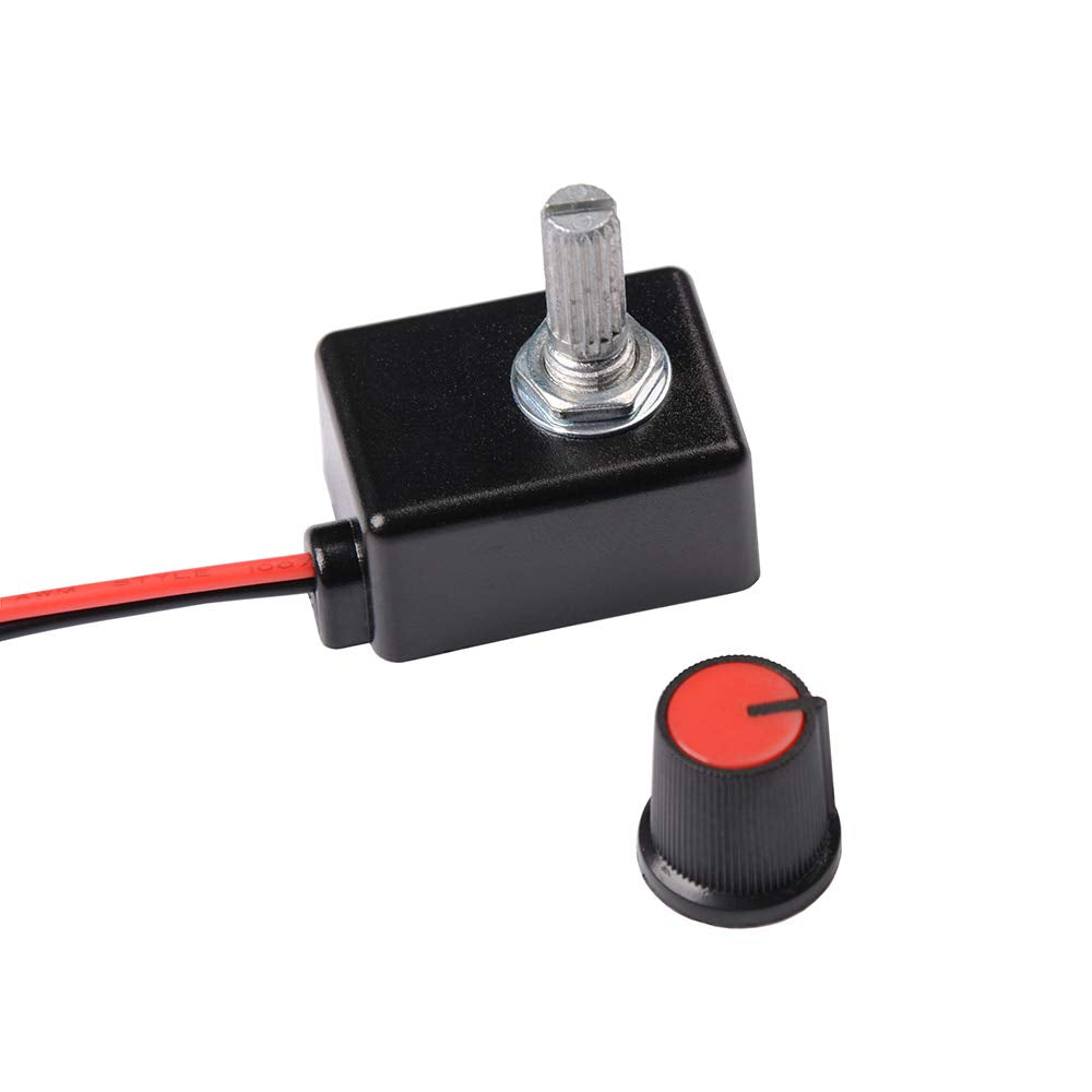 DC 0/1-10V LED Dimmer Knob Controller Rotary Mini Switch PWM Dimming for Dimmable Interior Lighting Spotlight Grow Lamp LED Driver