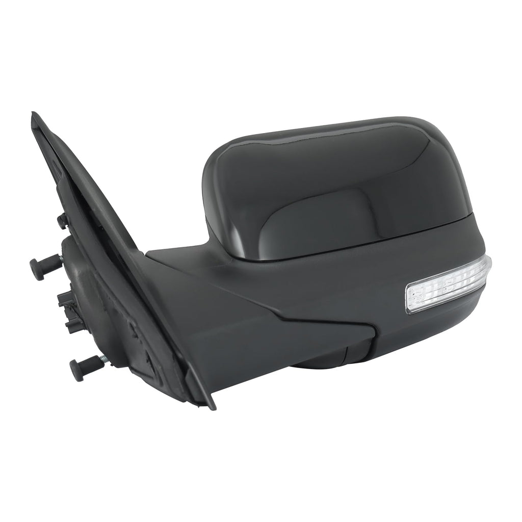 KARPAL Fit for 2016-2019 Ford Explorer Driver Side Door Mirror Gloss Black w/Turn Signal Heated Replace GB5Z17683BDPTM FO1320554 | 7 Pin