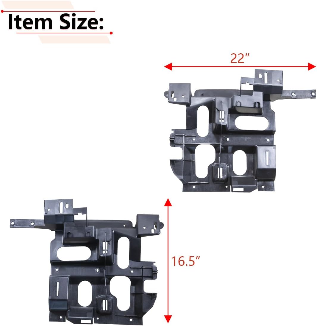 RLB-HILON Headlight Bracket Compatible with Chevy Silverado 2003 to 2007
