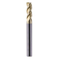 BestParts 1/4" 3 Flute Solid Carbide End Mill for Aluminum - ZrN Coated