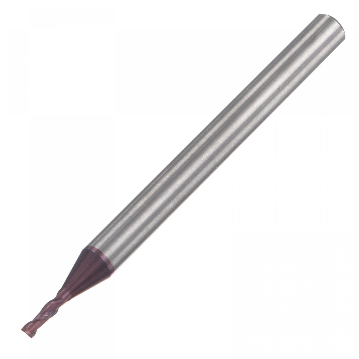 uxcell Square Nose End Mill, 1.5mm Tip Dia Solid Carbide AlTiN Coated CNC Router Bits 2 Flute Spiral Milling Cutter HRC55 with 4mm Shank 50mm (2-inch) Length