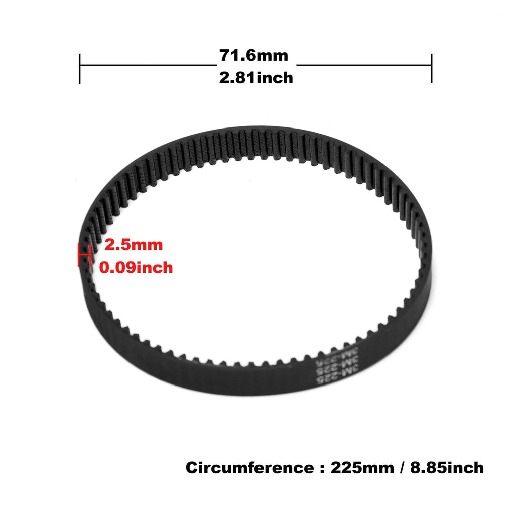 2pcs Planer Drive Belt 2604736001 Compatible with Bosch PHO100 PHO15-82