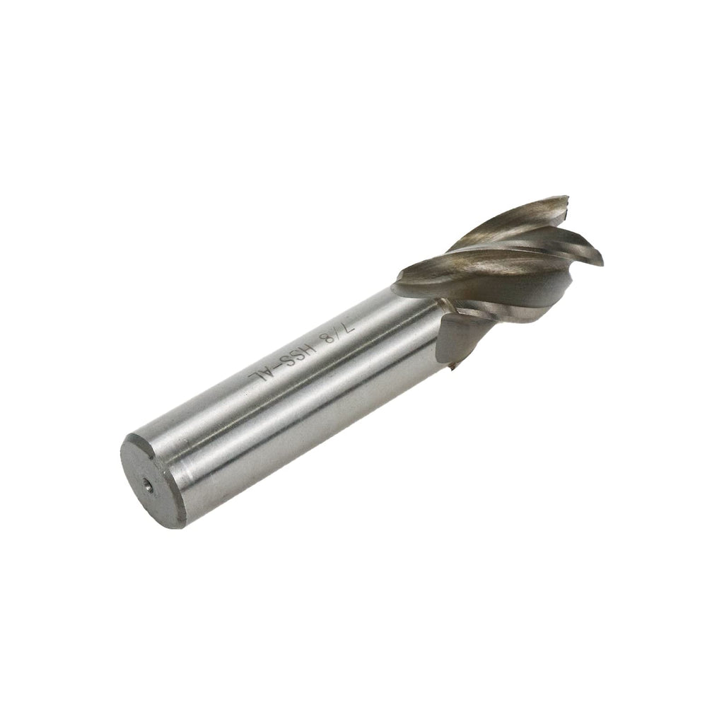 End Mill 4-Flute CNC Milling Bit 7/8" Cutting Dia 20mm Shank Dia