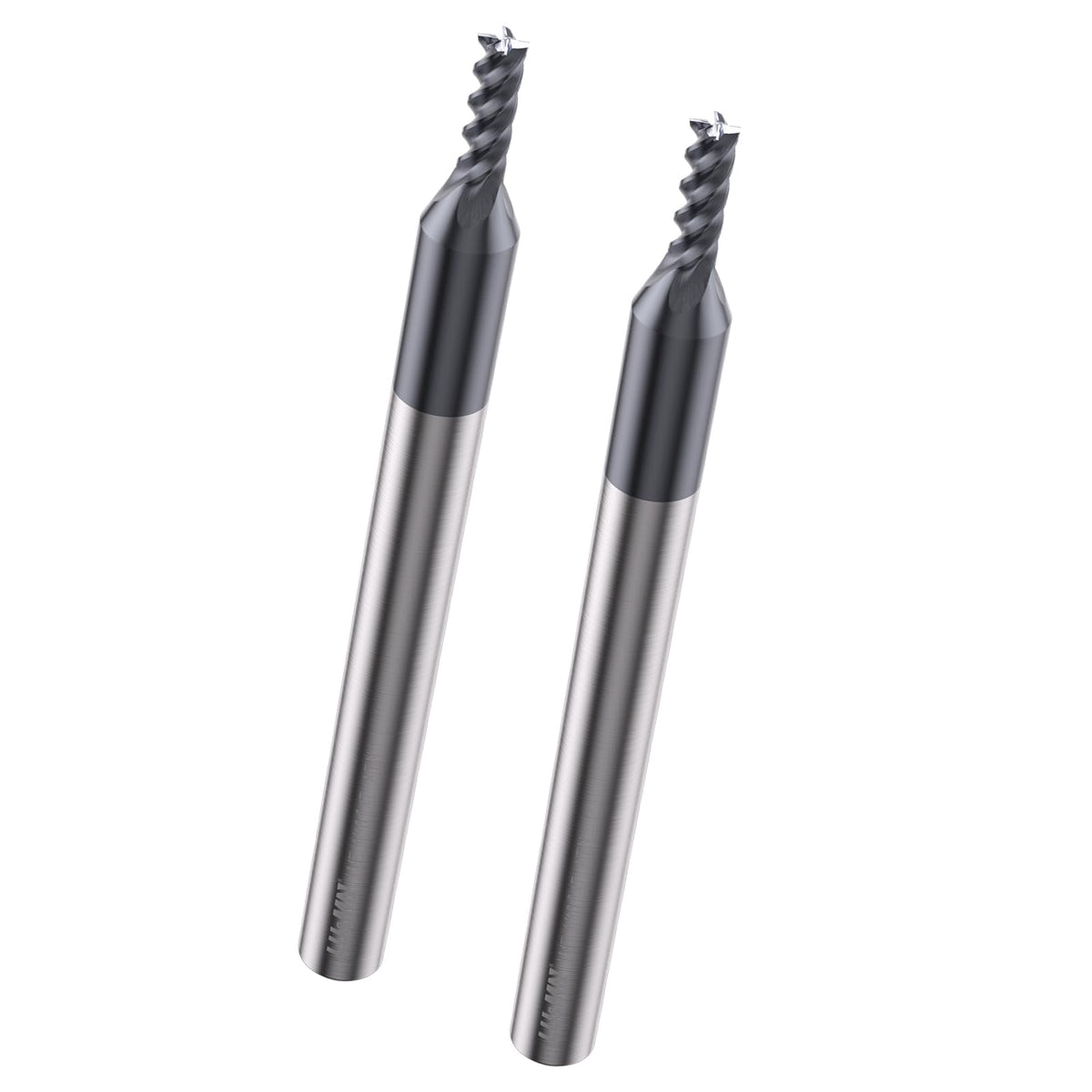 LU&MN Carbide Square End Mill, 4 Flute, 1/16", 2 Pieces